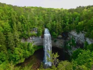 Fall Creek Falls State Park Tennessee 256-foot waterfall Cumberland Plateau