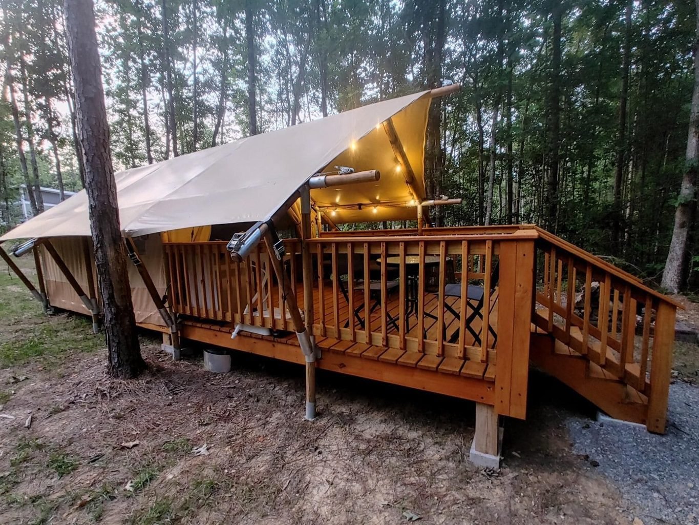 Glamping Tent with Deck