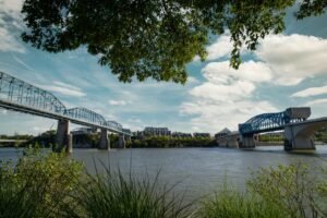 Chattanooga Tennessee riverfront Tennessee Aquarium day trip Cumberland Plateau