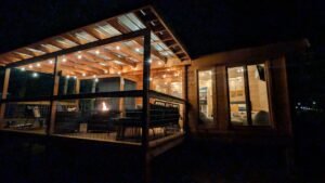 cozy spruce cabin the getaway on Ranger creek coalmont TN cumberland plateau
