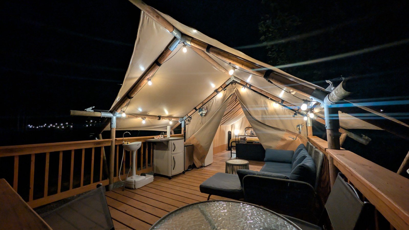 Glamping Tent with Deck