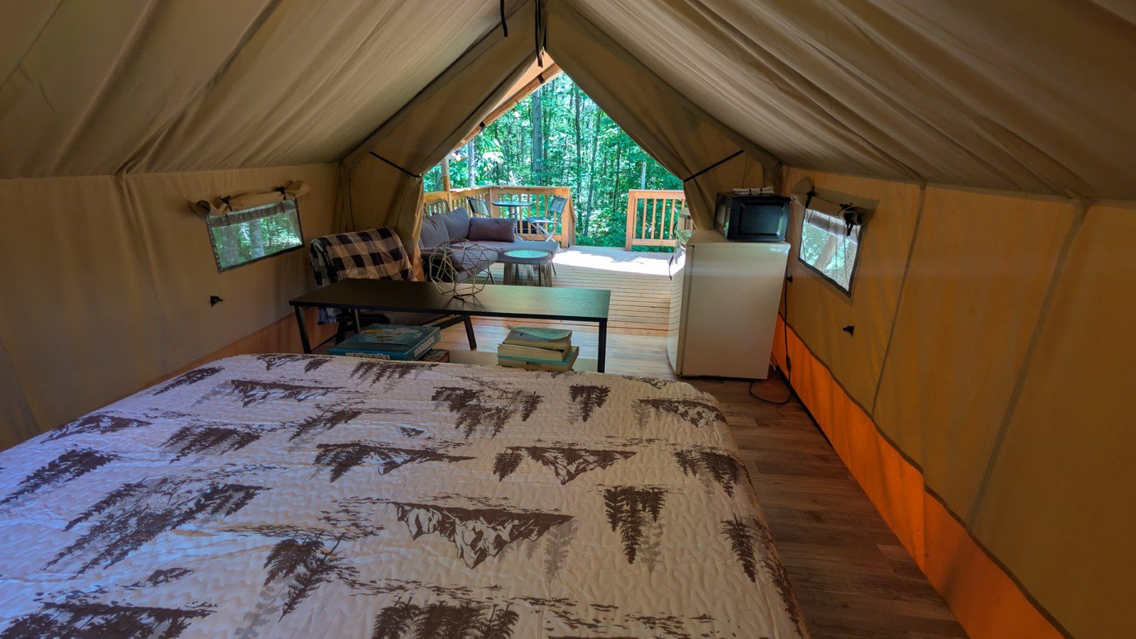 Glamping Tent with Deck